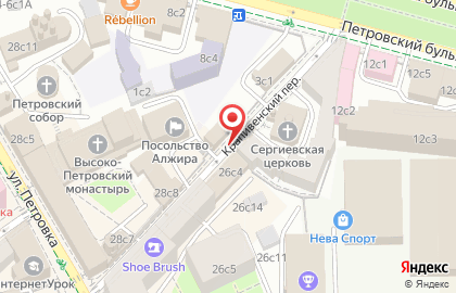 Аквамед на улице Петровка на карте