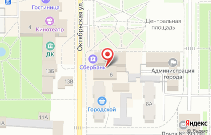 Центрально-Черноземный банк Сбербанка России на улице Свободы на карте