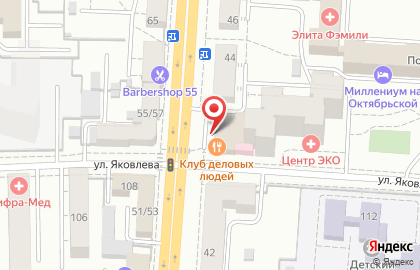 Ресторан Клуб Деловых Людей в Омске на карте