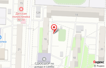 СДЮСШОР по дзюдо и самбо г. Перми на Вижайской улице на карте
