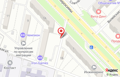 Центр КТ/МРТ-диагностики SITY на улице Маршала Рокоссовского на карте