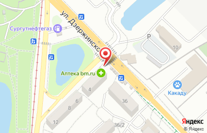 Служба бытовых услуг 333555 на улице Дзержинского на карте