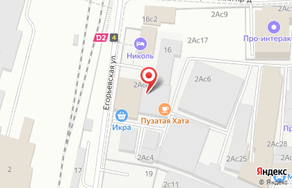 Компания Промсервис в Егорьевском проезде на карте