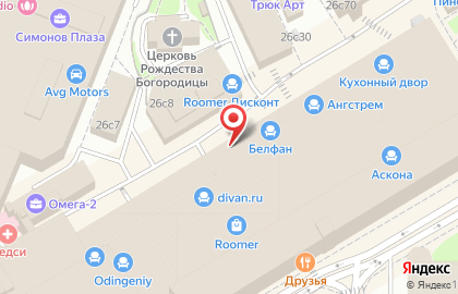 Салон мебели Virs на улице Ленинская Слобода на карте