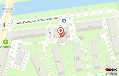Продуктовый магазин в Санкт-Петербурге на карте