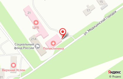 Верхнеуслонская центральная районная больница на улице Медгородок на карте