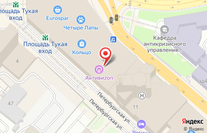 Магазин женской одежды Concept club на Петербургской улице на карте