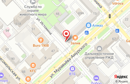 Киоск по продаже хлебобулочных изделий в Центральном районе на карте