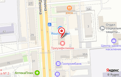 Стоматологический кабинет Триумфклиник на проспекте Ленина на карте
