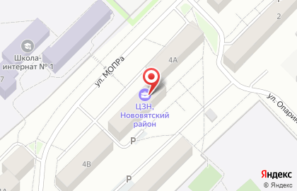 Центр занятости населения г. Кирова на улице МОПРа на карте