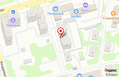 Продовольственный магазин Оазис в Иваново на карте