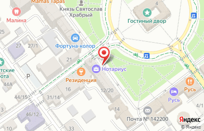 Среднерусский Банк Сбербанка России Операционная Касса # 1554/074 на карте