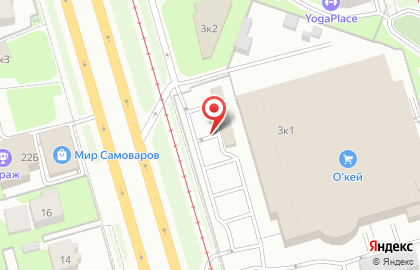 Автомойка самообслуживания Мой Сам на Выборгском шоссе на карте