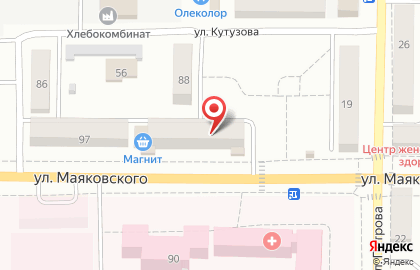 Ритм на улице Маяковского на карте