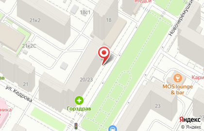 ОДС Жилищник района Академический на Новочерёмушкинской улице на карте