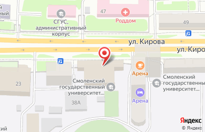 Банкомат СберБанк на улице Кирова, 40 на карте