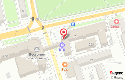 Банк ВТБ на улице Маяковского на карте