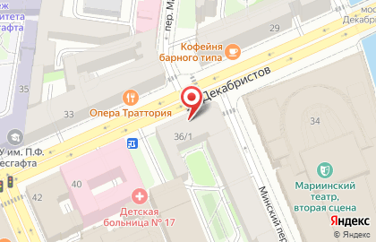 ЗАО Банкомат, МКБ Москомприватбанк на улице Декабристов на карте