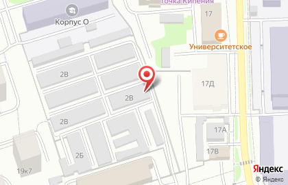 Автомойка Университетский на карте