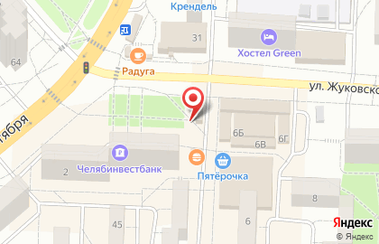 Фирменный магазин Равис на улице Жуковского на карте