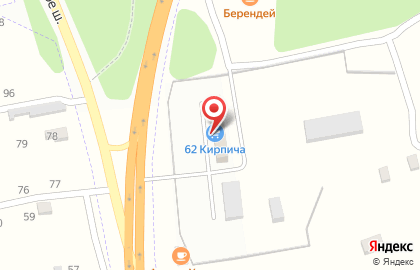 ГК 62 кирпича на Солотчинском шоссе на карте