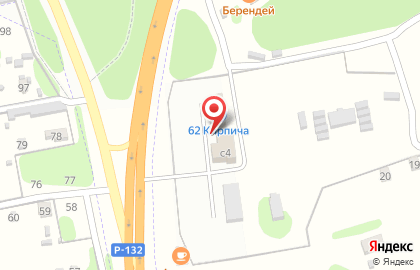 ГК 62 кирпича на Солотчинском шоссе на карте