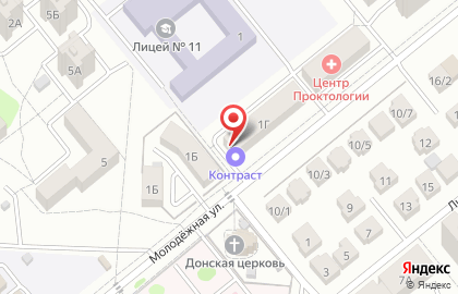 КанцМаркет на Молодёжной улице на карте