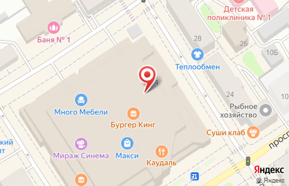 Детский развлекательный центр Джунгли на проспекте Ленина на карте