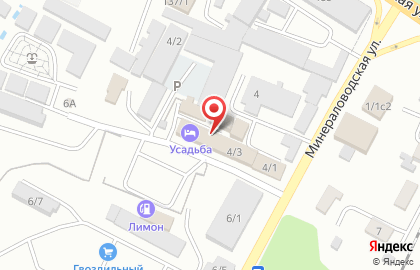 Гостинично-развлекательный комплекс Усадьба в Георгиевске на карте