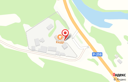 Кафе Кедр на Кедровой улице на карте