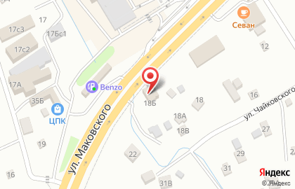 Центр проката RentAuto на улице Чайковского на карте