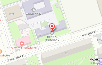Клуб айкидо Династия на Советской улице на карте