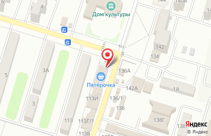 Магазин продуктов Мишутка на улице Пушкина на карте
