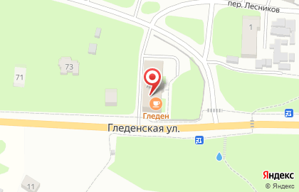 Гостиница Гледен на карте