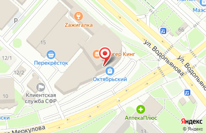 Точка продаж горячей кукурузы на карте