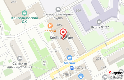Продовольственный магазин В двух шагах на Садовой улице на карте
