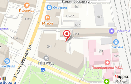 Открытие Банк ОАО Дополнительный Офис Красные Ворота на карте