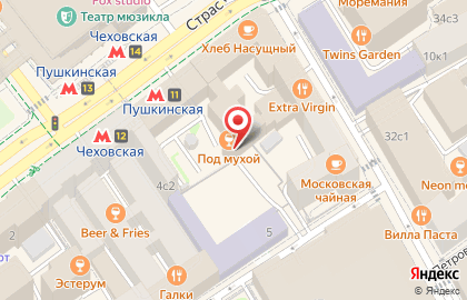 Золотой Эдем на Пушкинской на карте