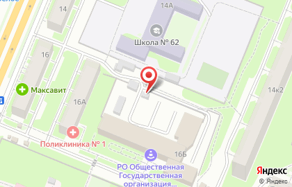 Автостоянка в Нижнем Новгороде на карте