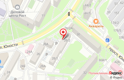 Парикмахерская Ирина на проспекте Юности на карте