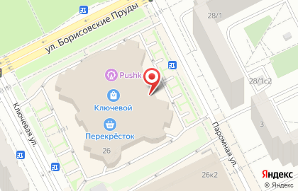 СберБанк на улице Борисовские Пруды на карте