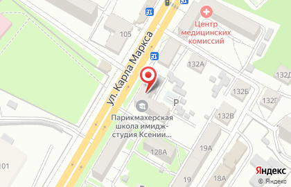 Парикмахерская Эдем в Железнодорожном районе на карте