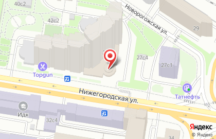 Сеть лаундж-баров Мята Lounge на Нижегородской улице на карте