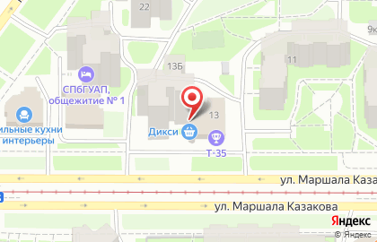 ДИКСИ в Кировском районе на карте