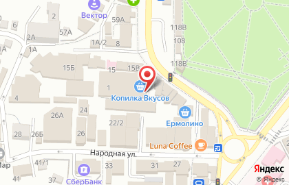 Магазин Презент в Краснодаре на карте