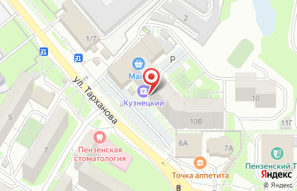 НИКА на улице Тарханова на карте