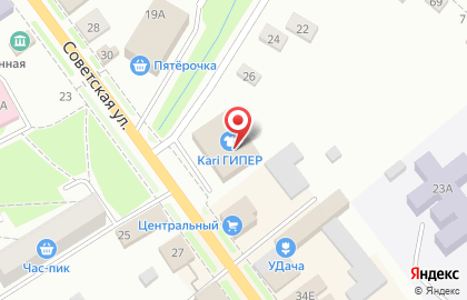 Центр продаж и обслуживания абонентов Триколор ТВ на Советской улице на карте