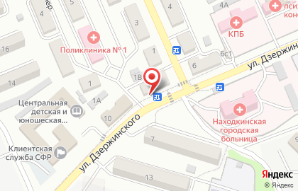Микрокредитная компания Норд Финанс на улице Дзержинского на карте
