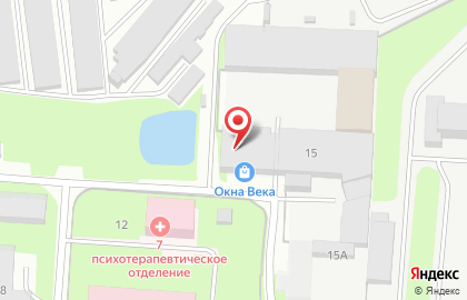 Производственно-торговая компания Окна Века в Санкт-Петербурге на карте