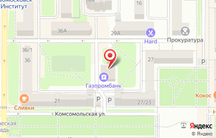 Слон на Комсомольской на карте